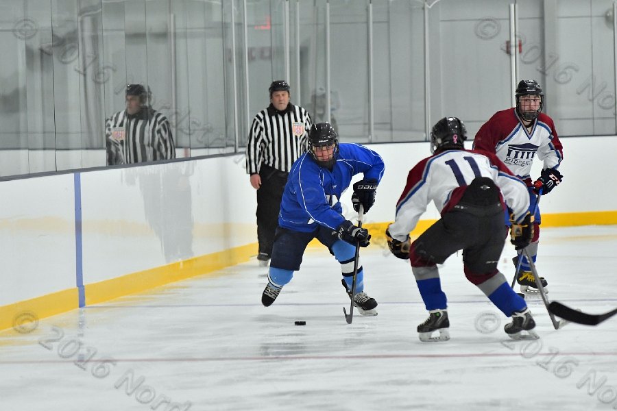 Wheaton College Men\'s Ice Hockey vs Middlesex Community College. - Photo By: KEITH NORDSTROM